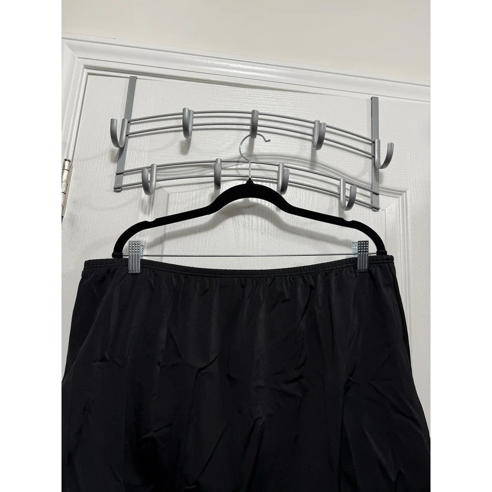 Cacique Swim Skirt Womens 20 Black Built In Brief‎ Bathing Suit Bottom Skort NWT